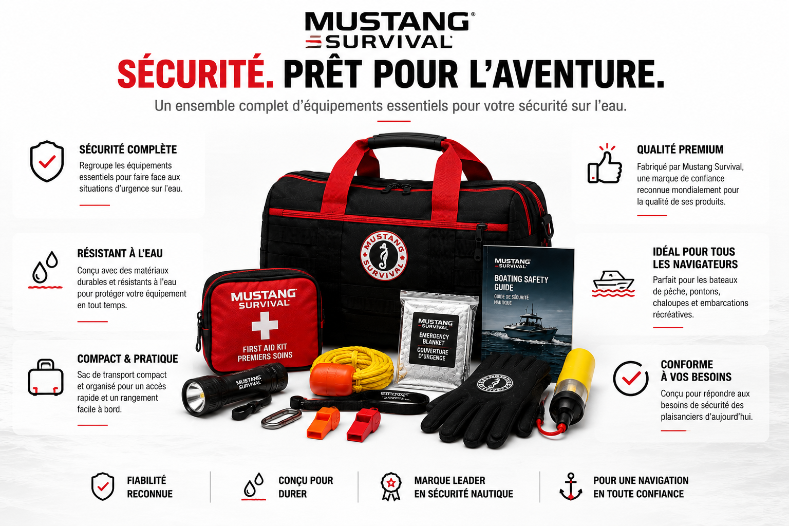 Ensemble de sécurité nautique Mustang Survival 2026 – Image 3