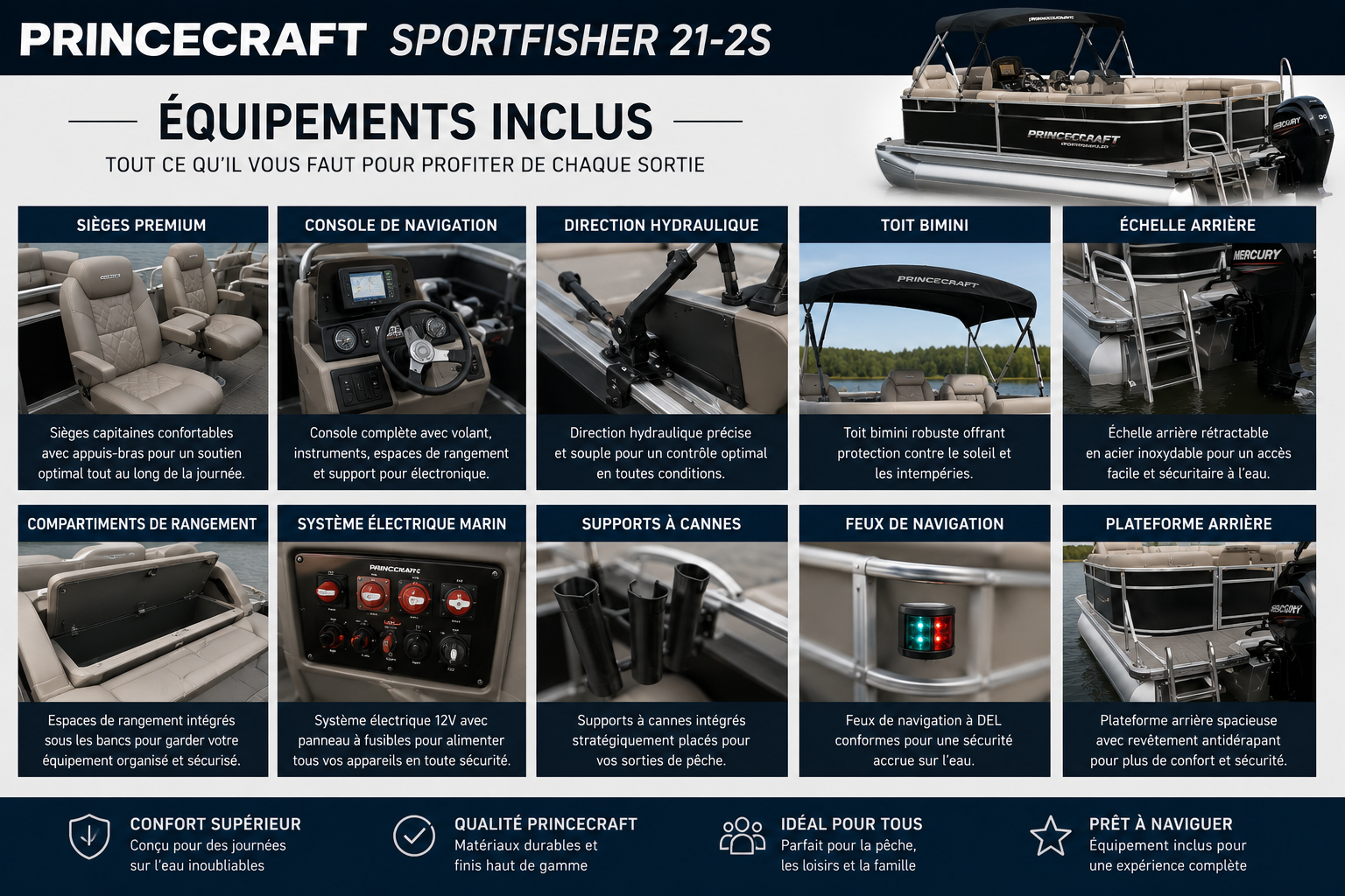 Princecraft Sportfisher 21-2S 2026 – Image 7